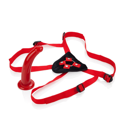 Sophia's Red Rider Harness: Versatile, Comfortable, and Fun for Endless Playtime!