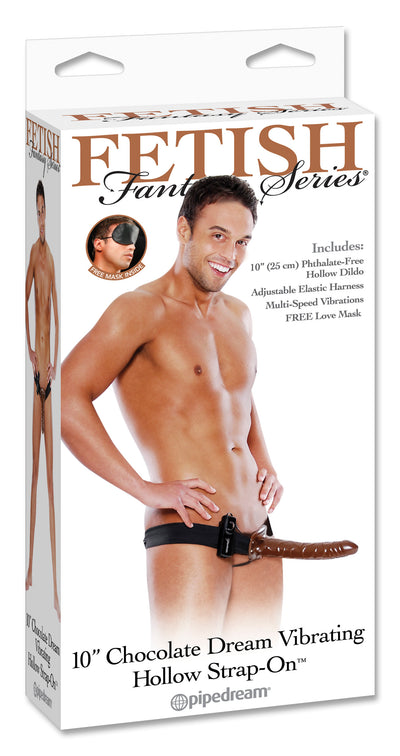 10-Inch Vibrating Hollow Strap-On for Ultimate Pleasure and Confidence Boost