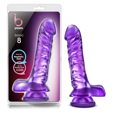 Experience Ultimate Pleasure with B Yours Basic 8 Realistic Dildo and Strap-On Dong