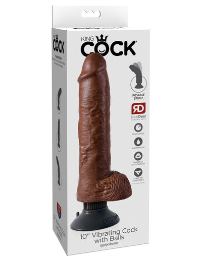 Realistic King Cock Vibrator with Posable Shaft and Suction Base for Ultimate Pleasure
