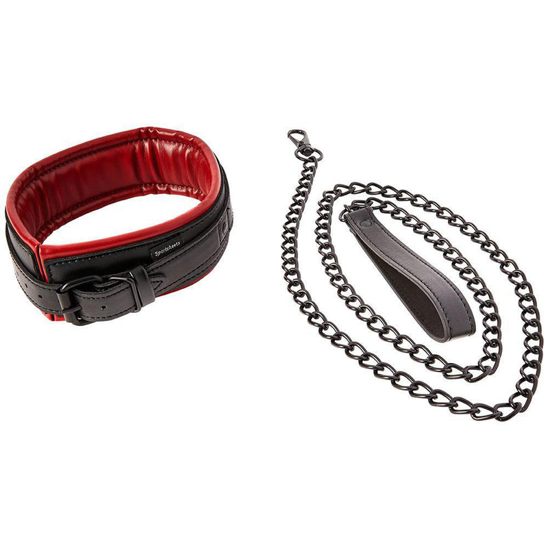 Vegan Leather Collar and Leash Set - Unleash Your Power and Style in the Bedroom