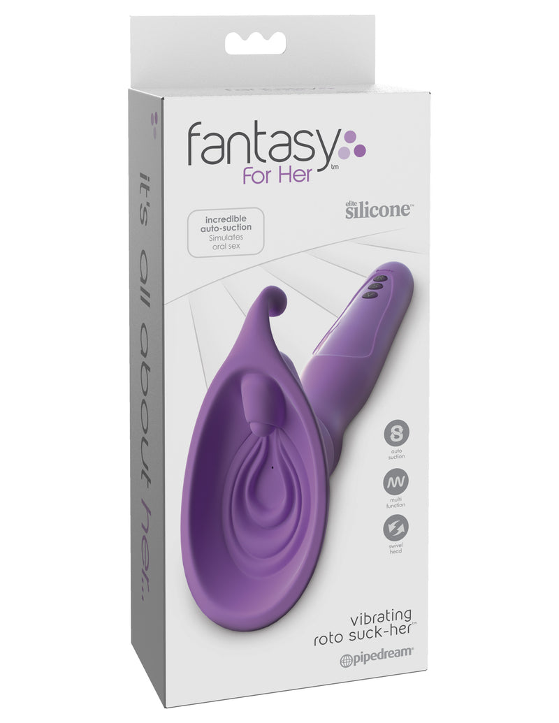 Elite Silicone Vibrating Roto Suck-Her: The Ultimate Pleasure Wand for Her!