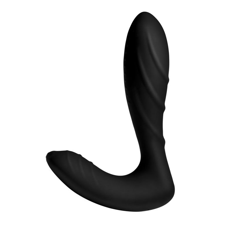Dual Motor Prostate Massager with Cock Ring and Remote Control - 4 Speeds and 7 Patterns for Intense Pleasure!