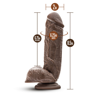 Experience the Magic with Dr. Skin's 9 Inch Realistic Dildo - Safe, Satisfying, and Harness Compatible!
