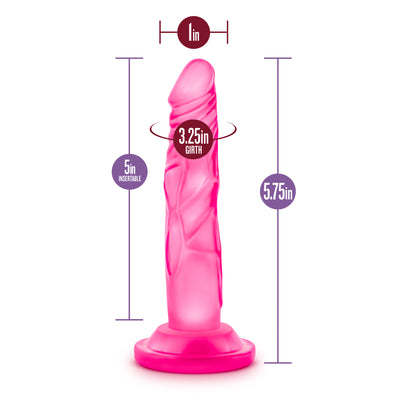 Small but Satisfying: Naturally Yours Mini Cock with Suction Cup Base and Harness Compatibility