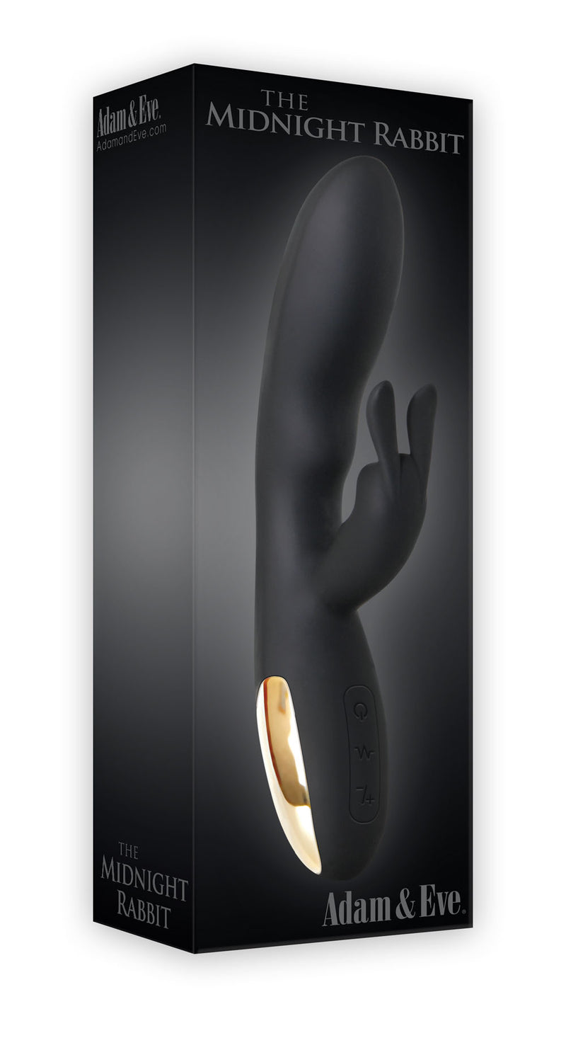 Indulge in Blissful Pleasure with the Rechargeable Midnight Rabbit Vibrator