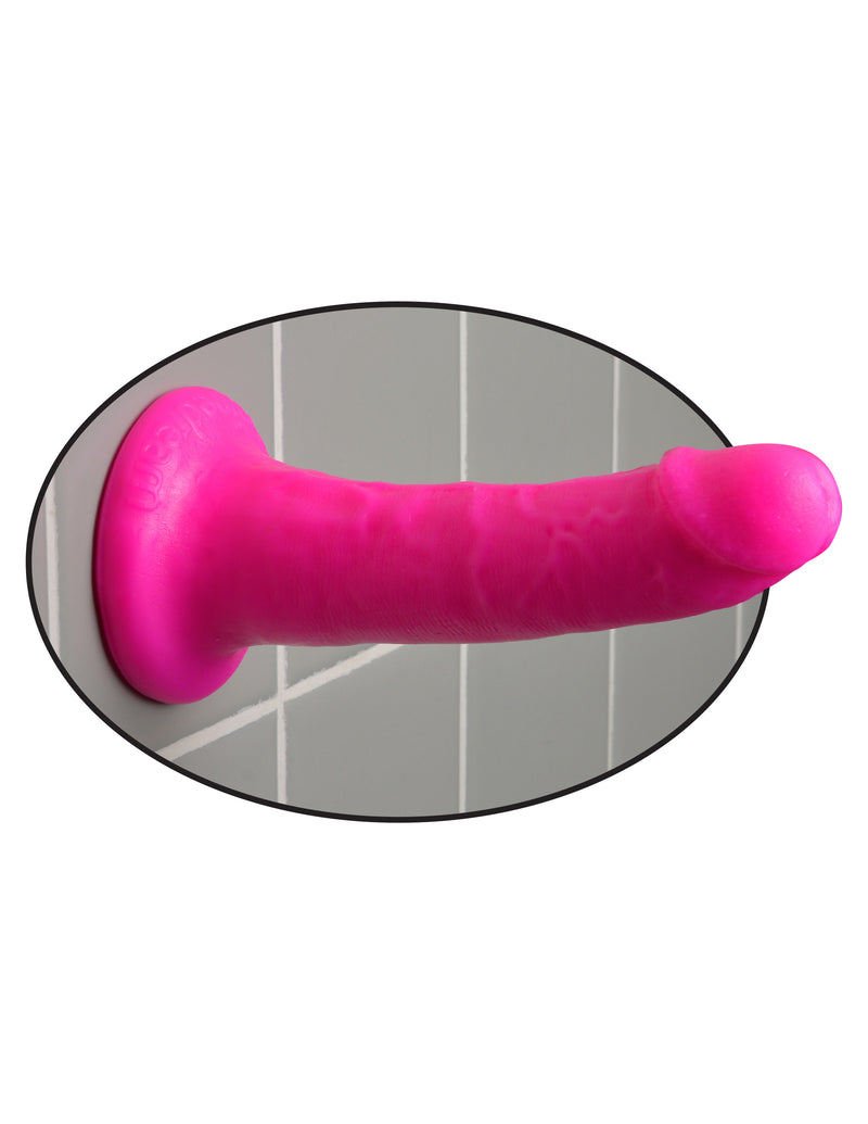 Slim and Curved Dildo with Suction Cup Base for P-Spot and G-Spot Stimulation - Strap-On Compatible for Shared Pleasure!