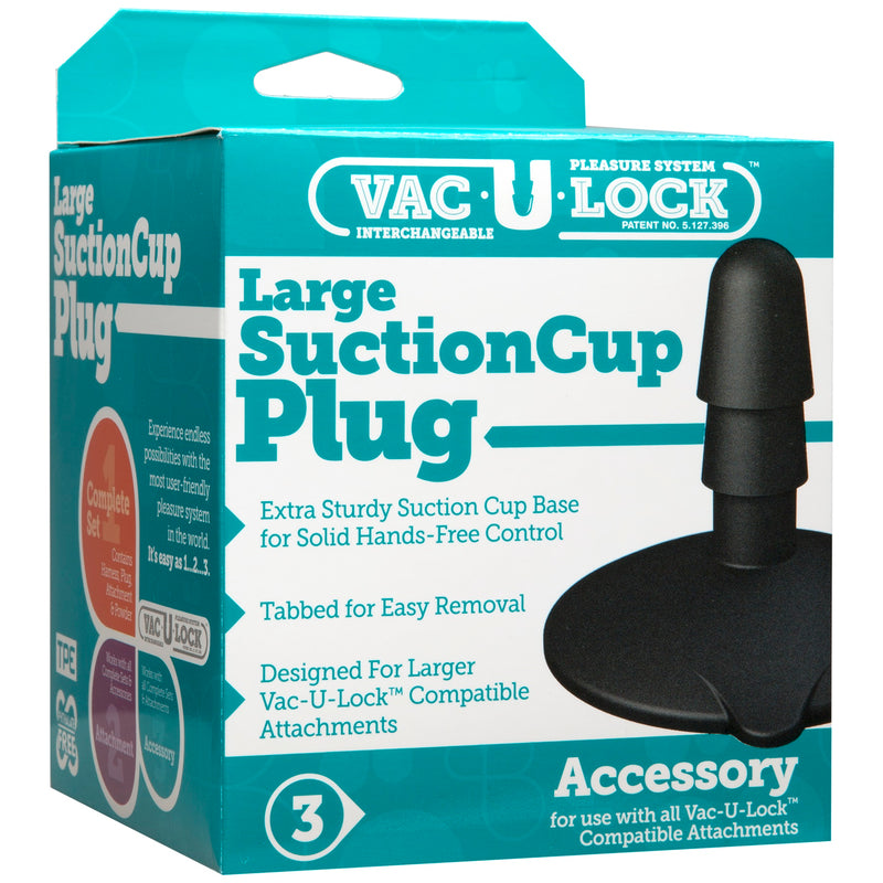 Upgrade Your Playtime with Jumbo Vac-U-Lock Suction Cup for Hands-Free Control and Compatibility with All Attachments.