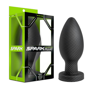 Upgrade Your Anal Play with the Sleek Spark Silicone Plug - Perfect for Beginners!