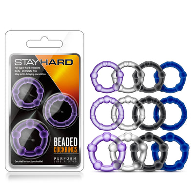 Stay Hard Cock Rings - 3 Pack for Ultimate Pleasure and Performance