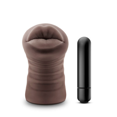 Get Your Groove On with the Realistic Hot Chocolate Renee Stroker and Vibrating Bullet Combo!