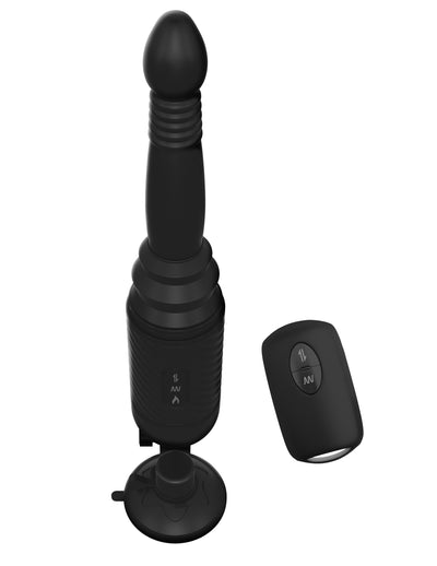Elite Silicone Vibrating Ass Thruster with 7 Thrusting Modes, 7 Vibration Patterns, and Internal Heating Core. Includes Free 4-Piece Prep Kit.