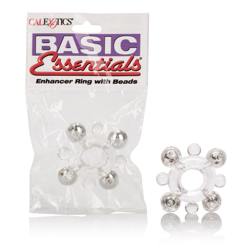 Pleasure Bead Cockring with Clit Stimulator - Enhance Your Pleasure and Share the Fun!
