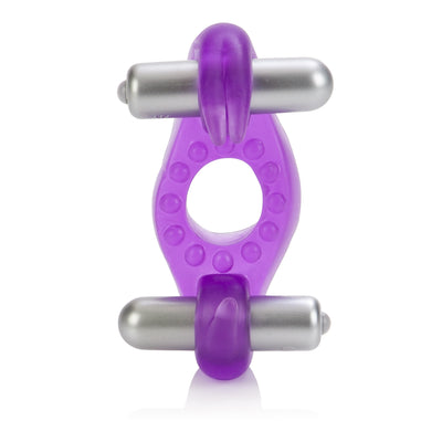 Get Ecstatic with our Soft and Stretchy Purple Rabbit Cockring