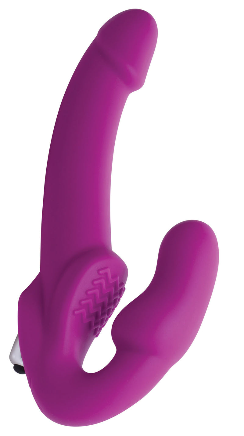 Ultimate Pleasure Strapless Silicone Dildo with Vibrations and G-Spot Stimulation