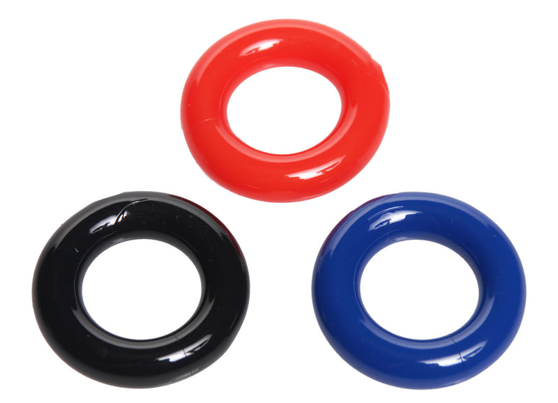 Ultra-Stretchy 3 Pack Cock Rings for Longer Lasting and Stronger Erections