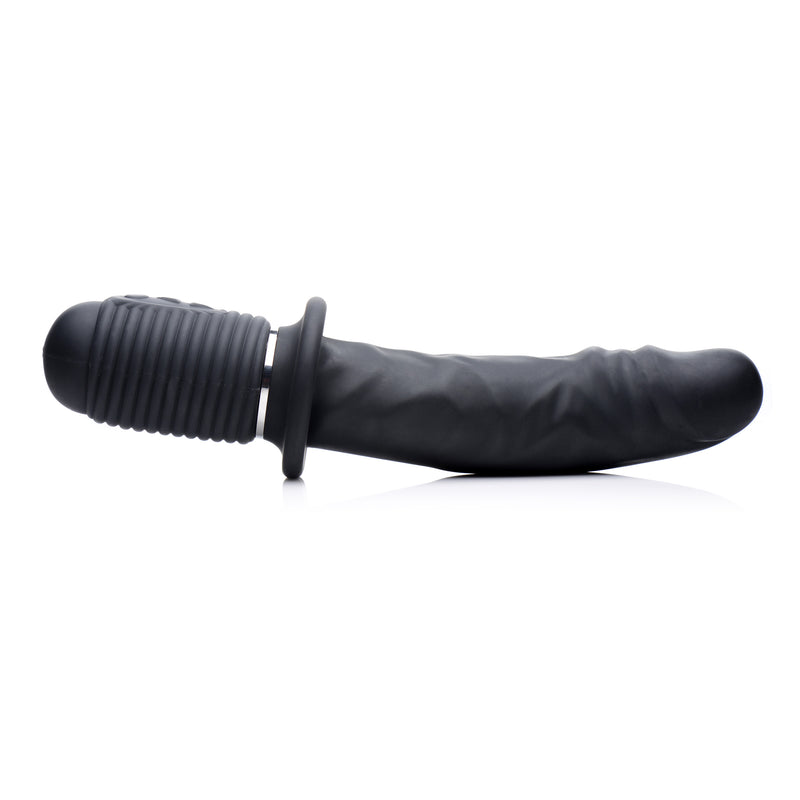 Rechargeable Black Dildo with Thrusting and Vibrating Power for Ultimate Pleasure