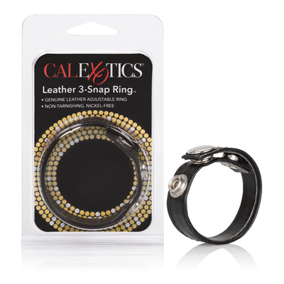 Adjustable Leather Cockring for Enhanced Pleasure and Confidence