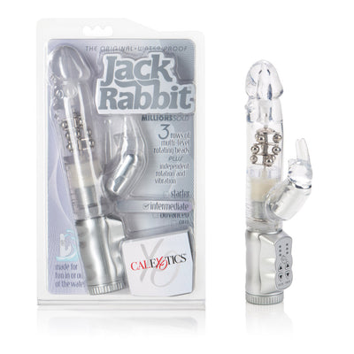 Ultimate Pleasure: Waterproof Jack Rabbit Vibrator with 3 Speeds and Rotation