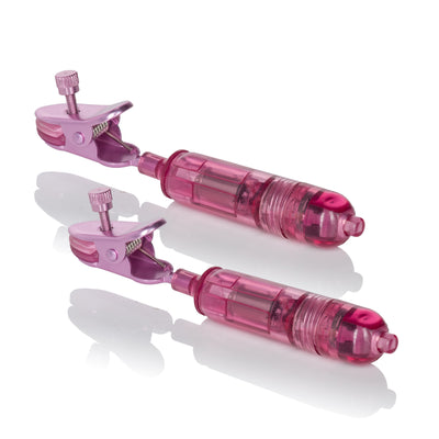 Wireless Jelly Coated Nipple Stimulators with Vibrating Clamps - Unleash Exhilarating Pleasure!