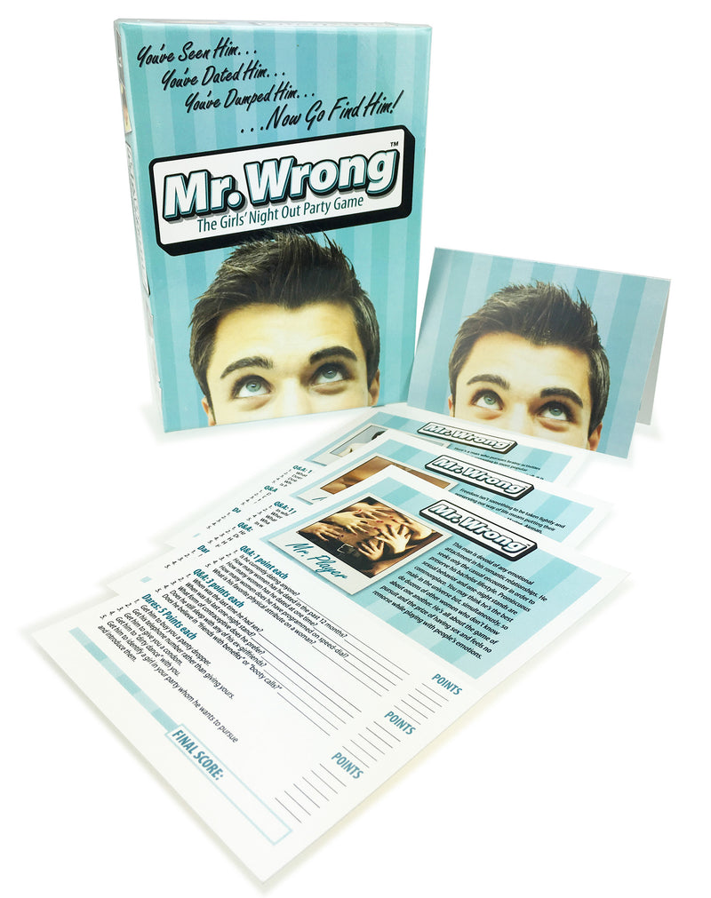 Spice Up Your Girls Night Out with Mr. Wrong Card Game: Ask Questions, Earn Points, and Have Fun!