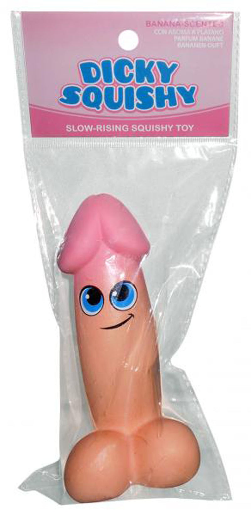 Banana-Scented Slow Rising Dick Squishy Toy for Stress Relief and Fun - 5.5" Tall!