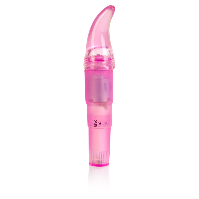 Pocket Pleasure Massager with Interchangeable Tips - Waterproof and Phthalate-Free for Ultimate Solo Play!