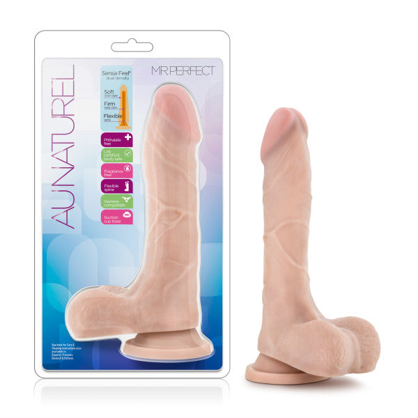 SensaFeel Mister Perfect: The Flexible and Fragrance-Free Dildo for Ultimate Pleasure!