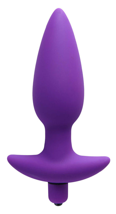 Experience Ultimate Backdoor Pleasure with Aria's Vibrating Silicone Butt Plug