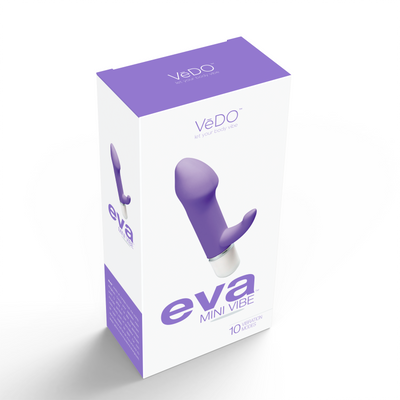 Slim & Curved Eva Vibrator - Perfect for G-Spot & Clitoral Stimulation, Phthalate-Free & Waterproof, Requires 1 AAA Battery.