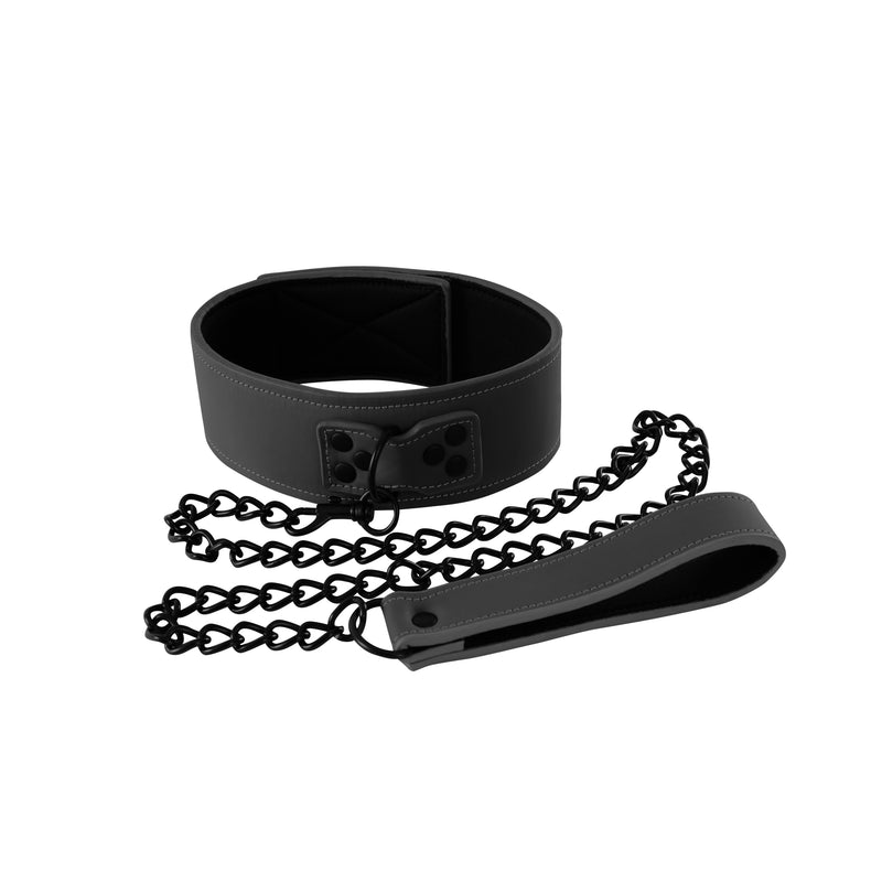 Renegade Bondage Collar & Chain: The Ultimate Accessory for Dominating or Being Dominated!
