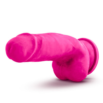 Thick and Lifelike: Au Naturel Bold Beefy Dildo with Flexible Spine and Suction Cup Base for Solo or Partner Play.