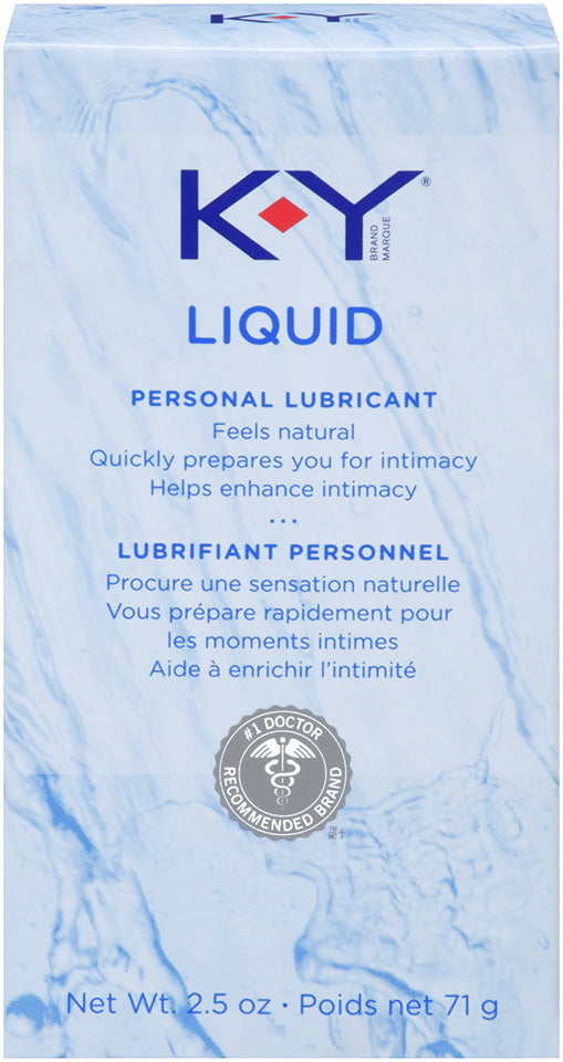 KY Personal Lubricant: Feel Natural Comfort and Pleasure in Your Intimate Moments with Water-Based Formula. Condom Compatible. 2.5 Oz Bottle.