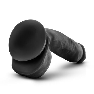 Get Bold with the Au Naturel Pound Dildo - Realistic Sensa Feel, FlexiShaft, Suction Cup Base, and Body-Safe TPE Material.