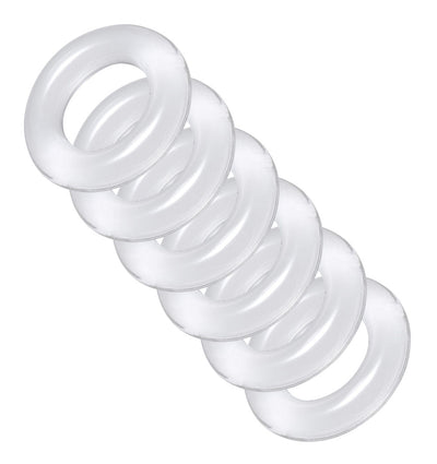 Ball-Stretching Kit for Enhanced Pleasure and Sensitivity - Customize Your Experience with Six Stretchy Rings!