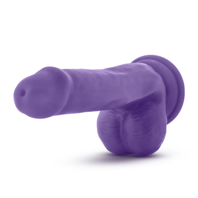 Get Wild with the Au Naturel Bold Delight Dildo - Realistic Sensa Feel, FlexiShaft, Suction Cup Base, and Harness Compatible!