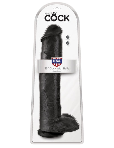 Ultimate Pleasure: King Cock 15" with Suction Cup and Harness Compatibility