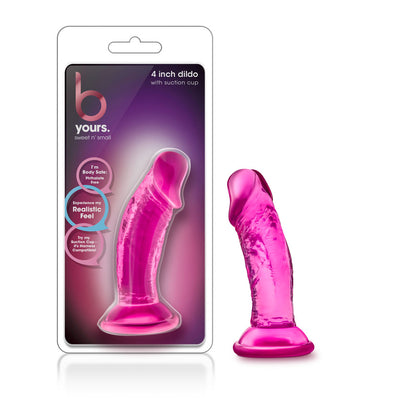 Sweet n' Small 4 Inch Suction Cup Dildo: Compact and Realistic for Gentle Pleasure