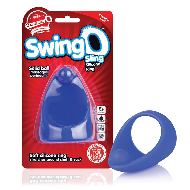 SlingO True Silicone Cock Ring: Ultimate Perineum Massage for Mind-Blowing Stimulation!