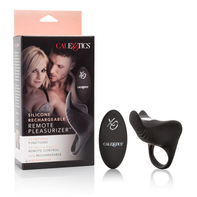 Enhance Intimate Moments with the Remote Pleasurizer Cock Ring - 12 Functions of Vibration and Remote Control Included!
