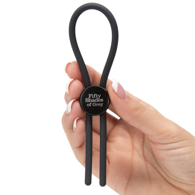 Enhance Your Bedroom Play with the Adjustable Love Ring from Fifty Shades of Grey!