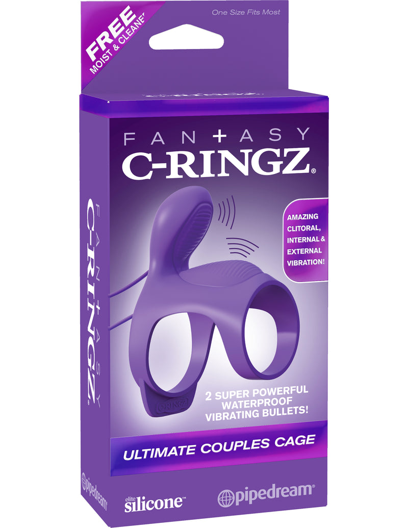 Experience Ultimate Pleasure with the Couples Cage Vibrating Cockring