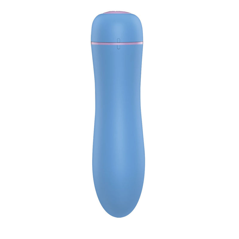 Powerful and Portable: Enjoy 10 Vibration Modes with the Ffix Bullet Light Blue - Batteries Not Included