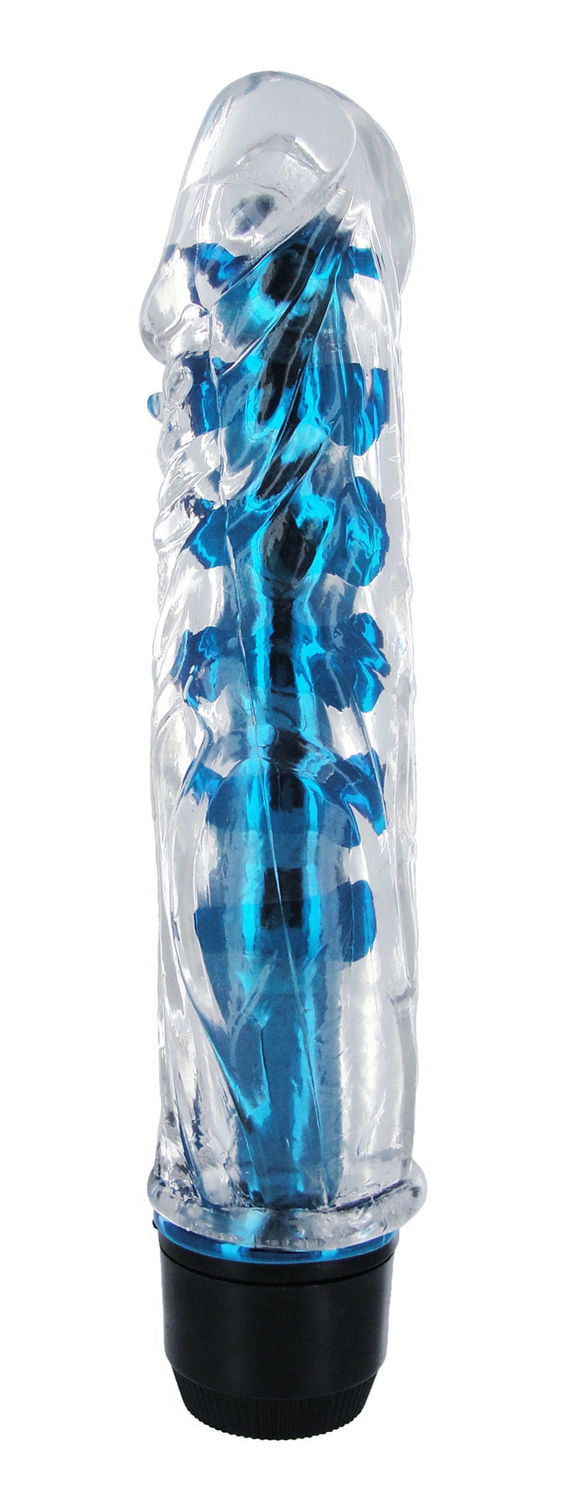 Trinity Shimmer Core Vibe: Achieve Ultimate Pleasure with Powerful Motor and Soft Jelly Sleeve.