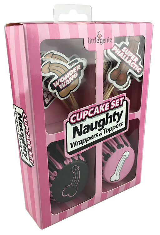 Bridal Cupcake Wrappers and Toppers Set - 24 Pieces for Easy and Fun Party Decorating!