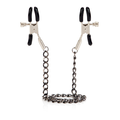 Adjustable Nipple Clamps with Soft Pads for First Time Fetish Fun