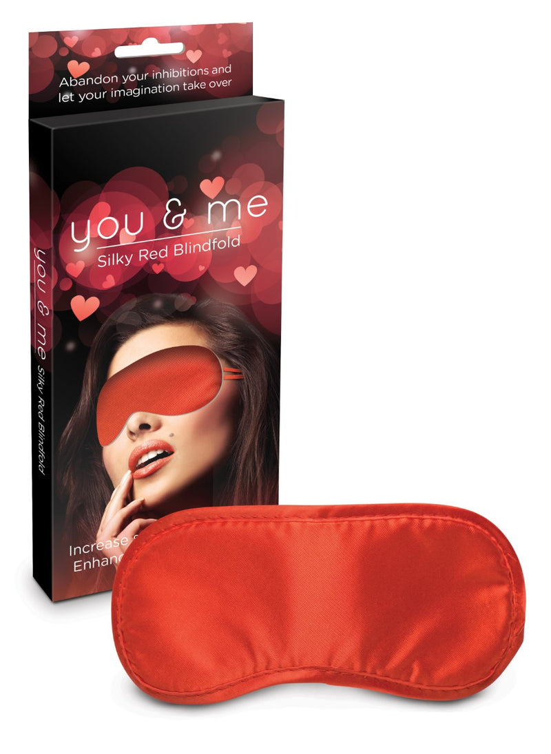 Silky Red Blindfold for Couples: Elevate Your Senses and Add Spice to the Bedroom!
