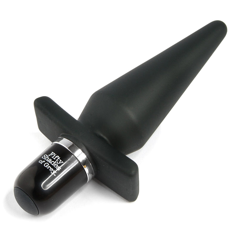 Experience Ultimate Anal Pleasure with 50 Shades Smooth Silicone Vibrating Butt Plug