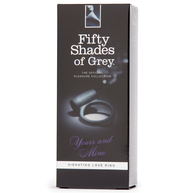 Enhance Your Pleasure with 50 Shades Vibrating Silicone Penis Ring - Waterproof, Delay Ejaculation, and Achieve Harder Erections!