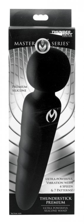 Upgrade Your Pleasure with the Rechargeable Silicone Thunderstick Wand!